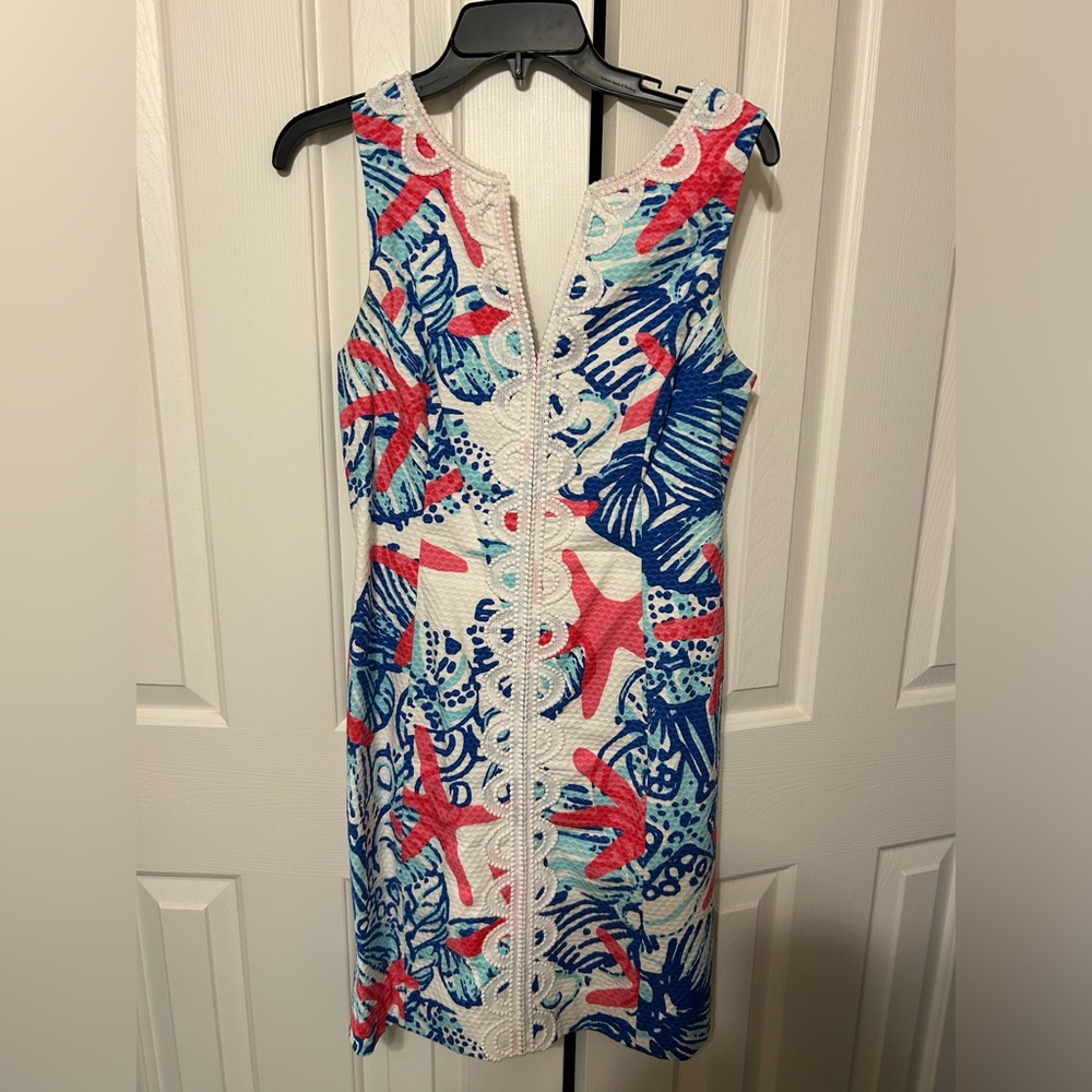 Lilly Pulitzer Janice Shift Dress She She Sells Blue Pink White